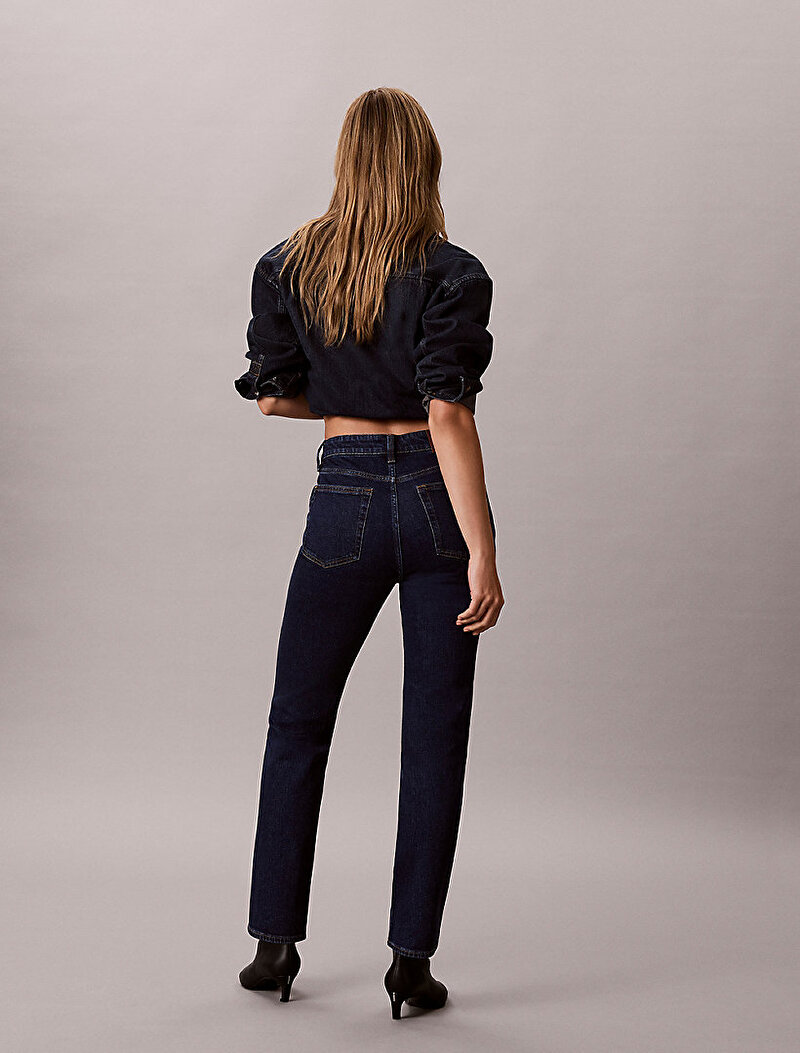 Calvin Klein Mavi Renkli Kadın Archive Slim Jean Pantolon