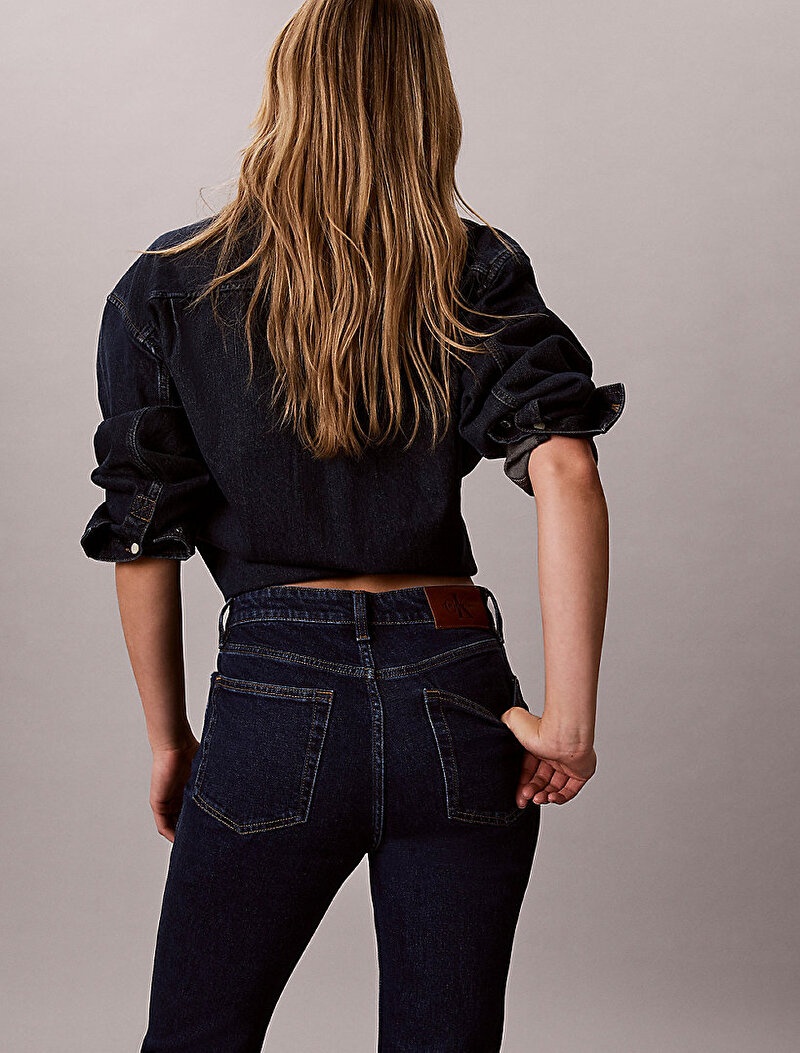 Calvin Klein Mavi Renkli Kadın Archive Slim Jean Pantolon