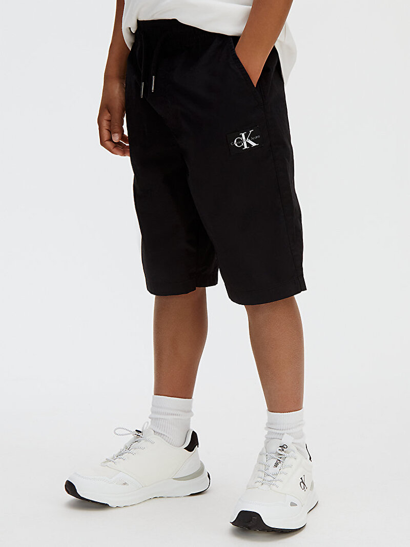 Calvin Klein Siyah Renkli Erkek Çocuk Parachute Şort