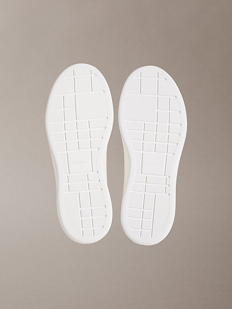 Calvin Klein Beyaz Renkli Kadın Basket Cups Lace Up Sneaker