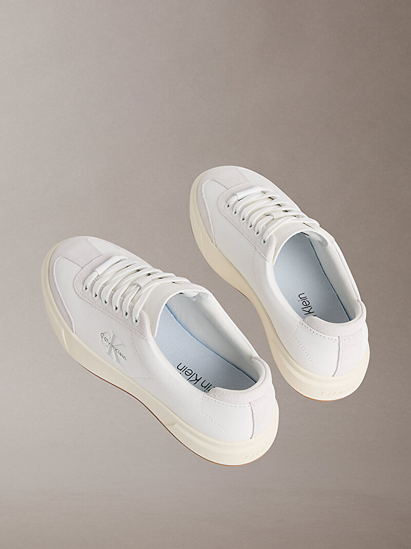 Calvin Klein Beyaz Renkli Kadın Basket Cups Sneaker
