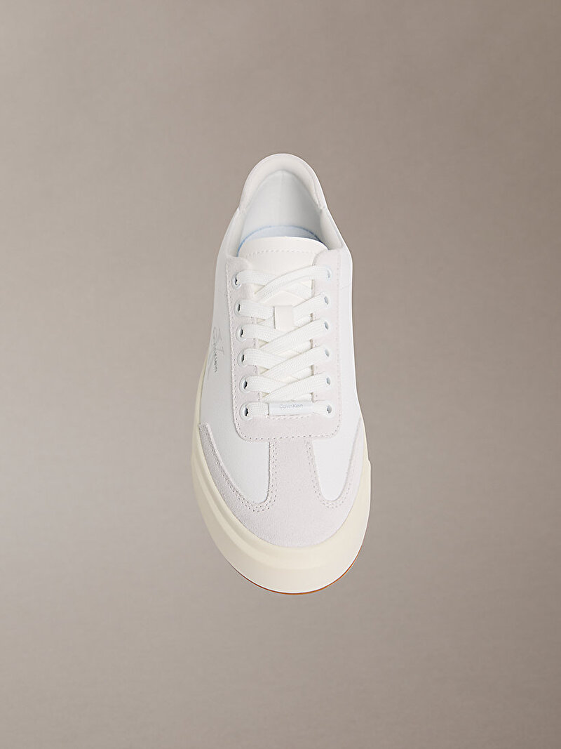Calvin Klein Beyaz Renkli Kadın Basket Cups Sneaker
