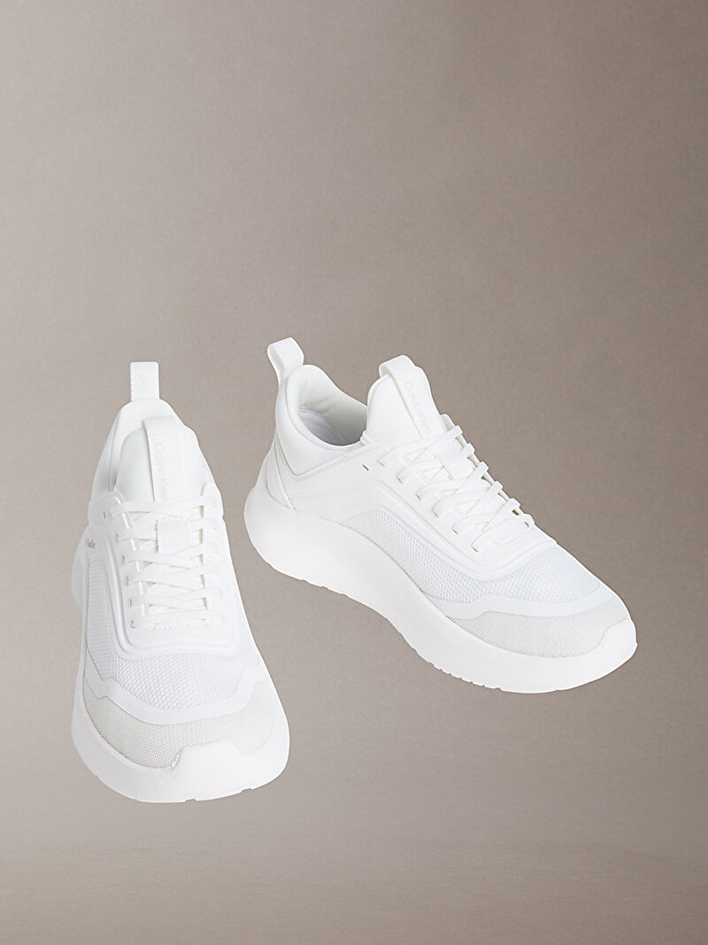 Calvin Klein Ekru Renkli Kadın Light Eva Run Sock Sneaker