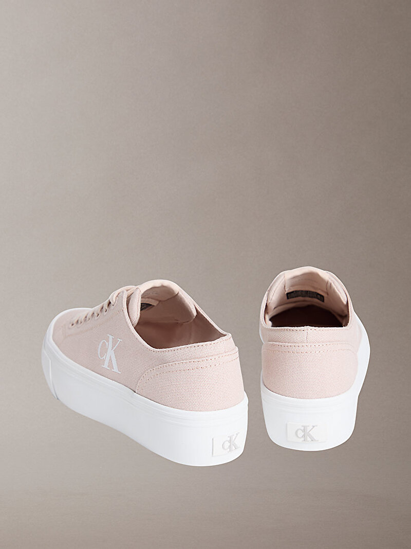 Calvin Klein Pembe Renkli Kadın Vulc Flatform Low Sneaker