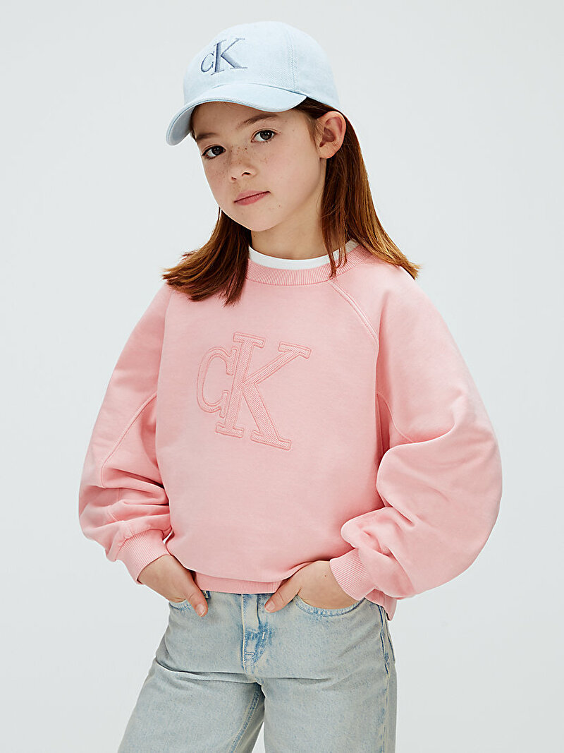 Kız Çocuk CK Logo Sweatshirt