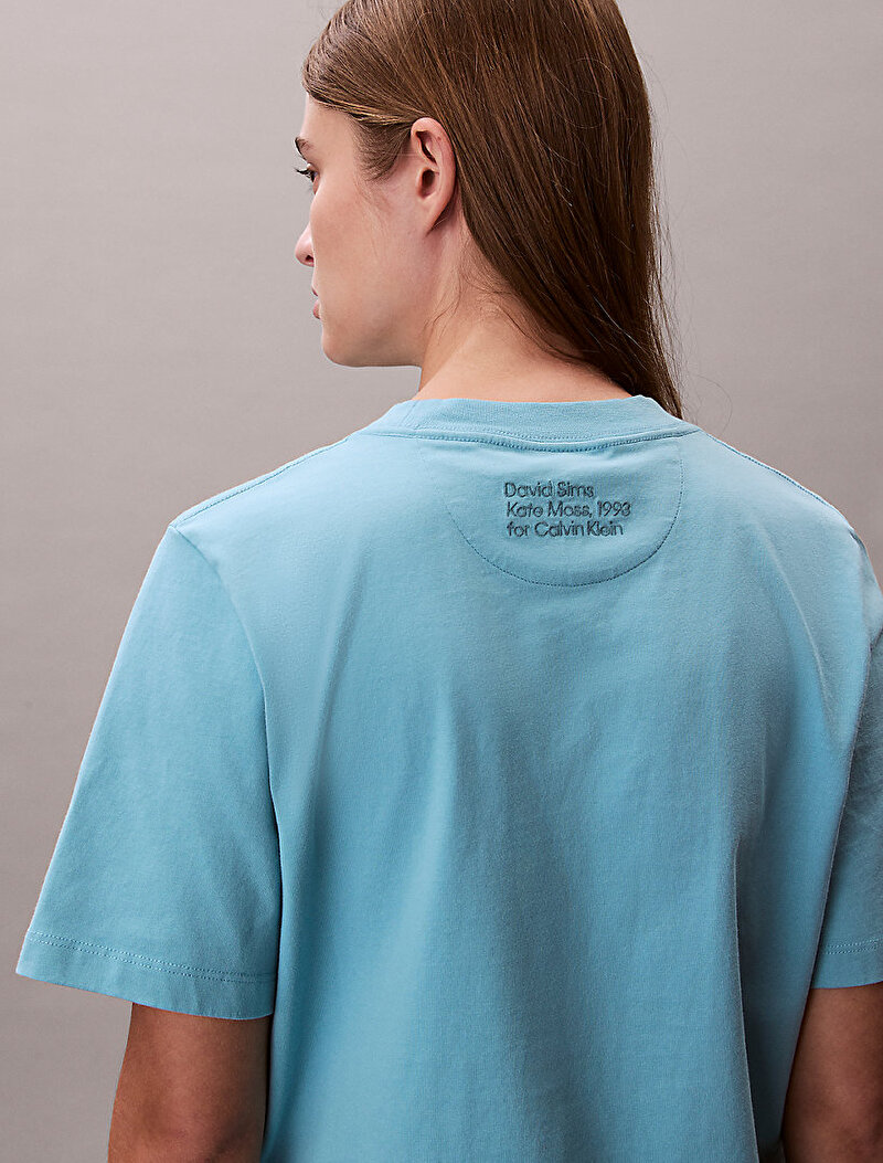 Calvin Klein Mavi Renkli Kadın Obsession Classic T-shirt