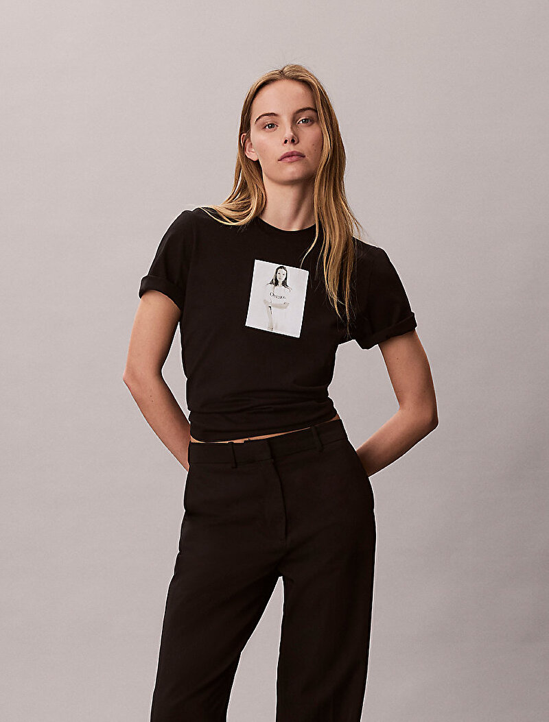 Calvin Klein Siyah Renkli Kadın Obsession Classic T-shirt