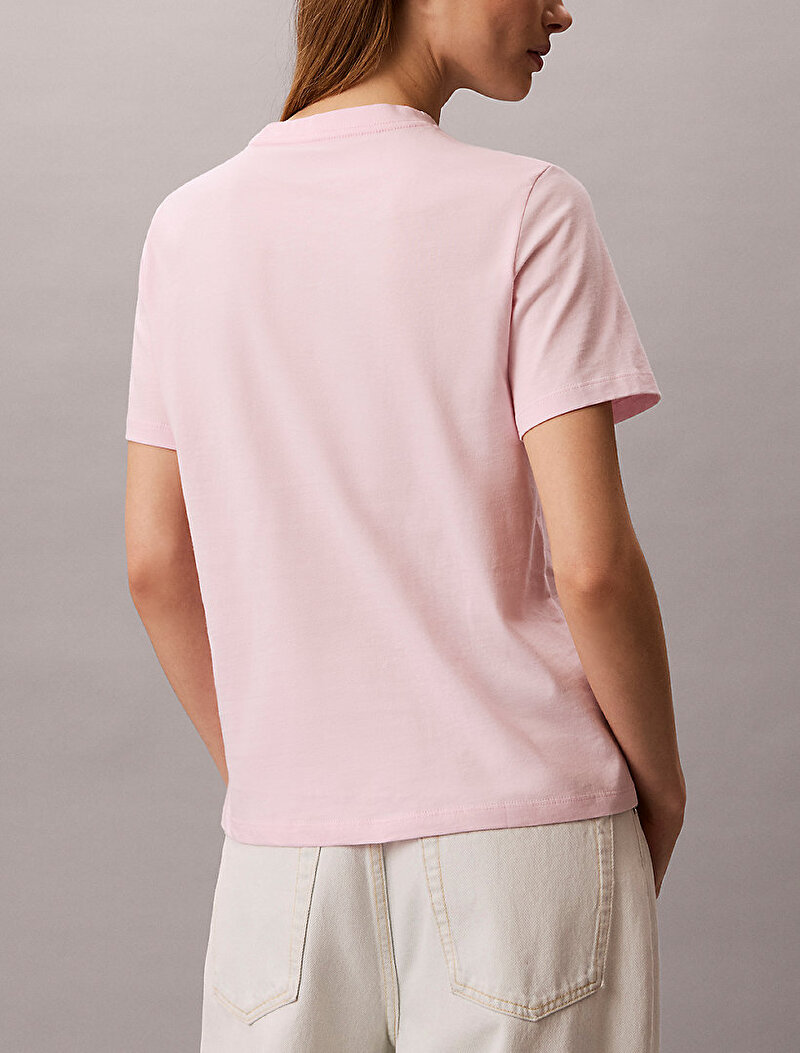 Calvin Klein Pembe Renkli Kadın Classic T-shirt