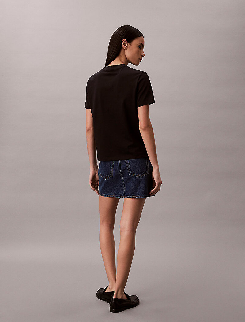 Calvin Klein Siyah Renkli Kadın Classic T-shirt