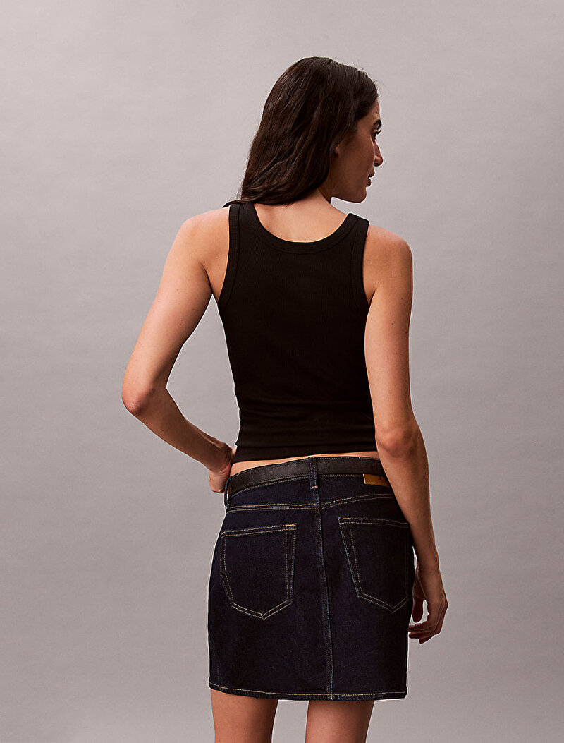 Calvin Klein Siyah Renkli Kadın Contour Tank Top