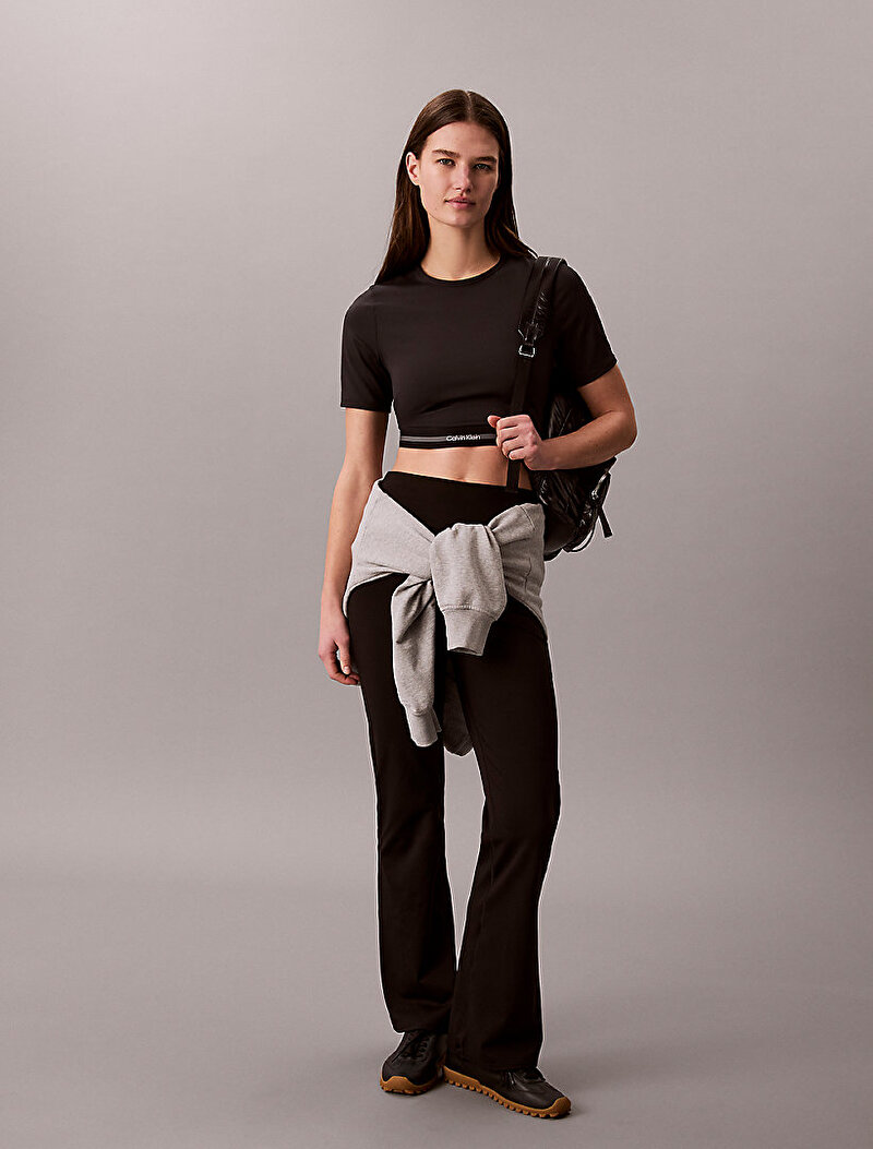 Calvin Klein Siyah Renkli Kadın Icon Sport T-shirt