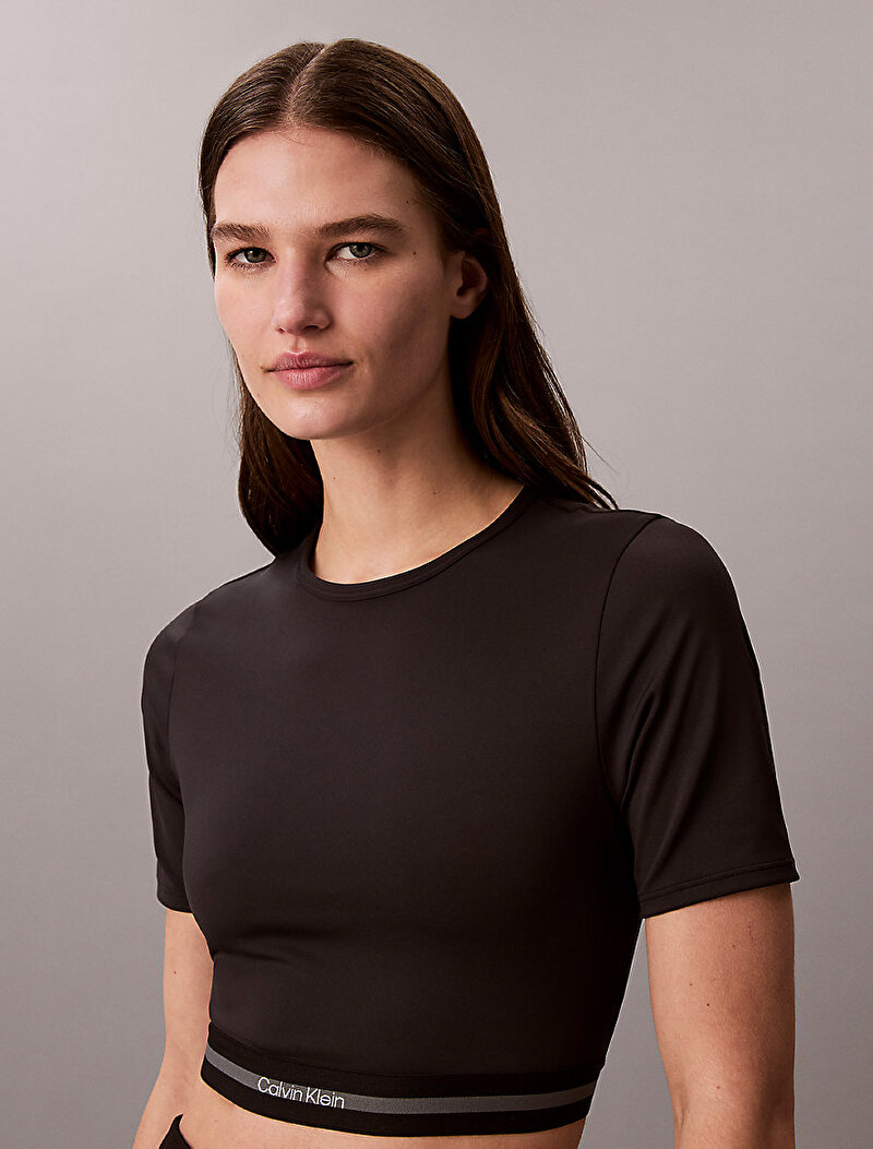 Calvin Klein Siyah Renkli Kadın Icon Sport T-shirt