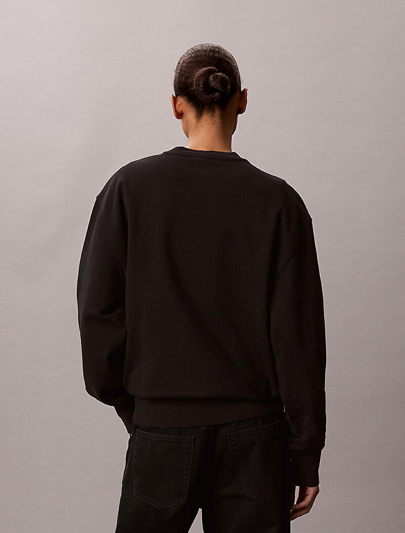 Calvin Klein Siyah Renkli Kadın Kate Obsession Boyfriend Sweatshirt