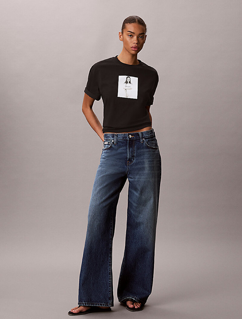 Calvin Klein Siyah Renkli Erkek Obesession Relaxed T-shirt