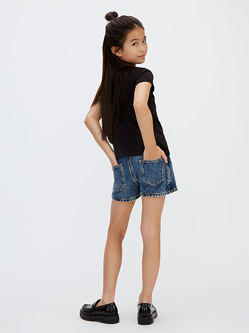 Calvin Klein Siyah Renkli Kız Çocuk Micro Monogram Top T-shirt