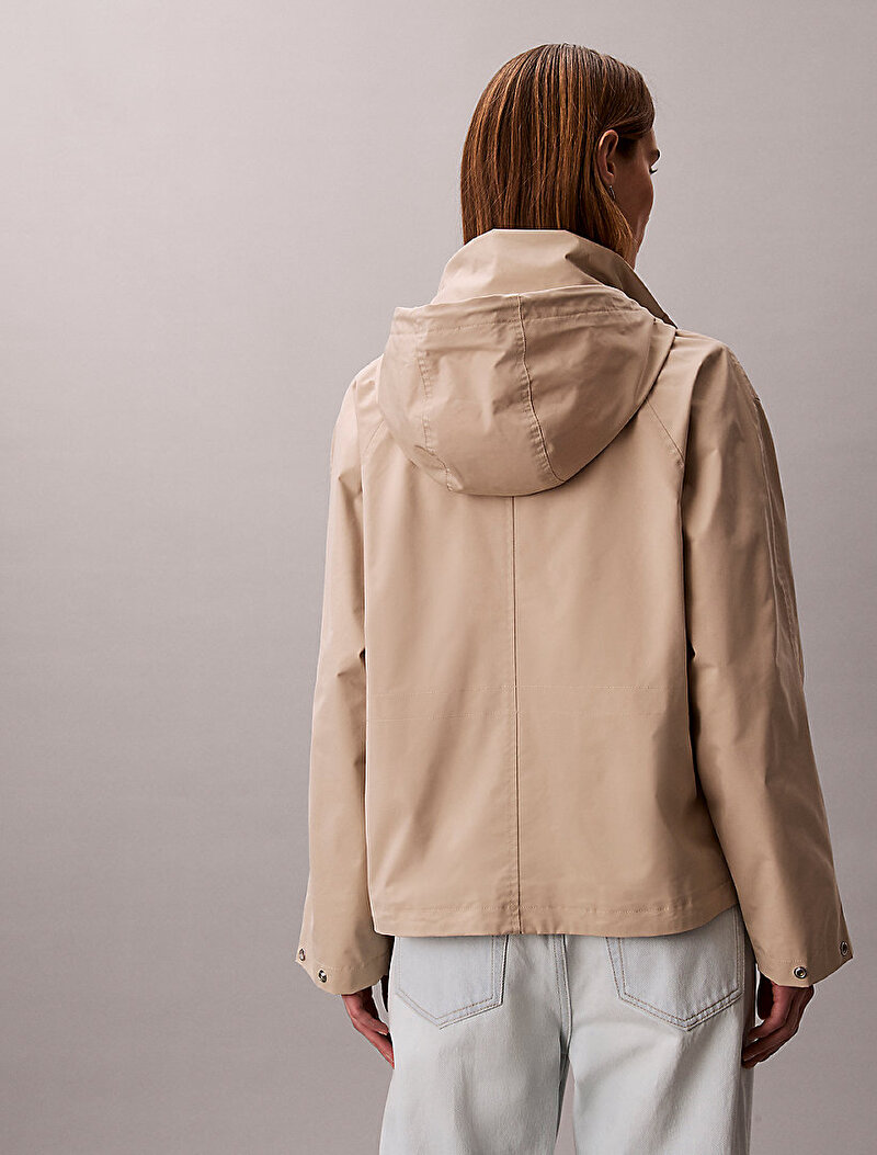 Calvin Klein Bej Renkli Kadın Kısa Transitional Ceket