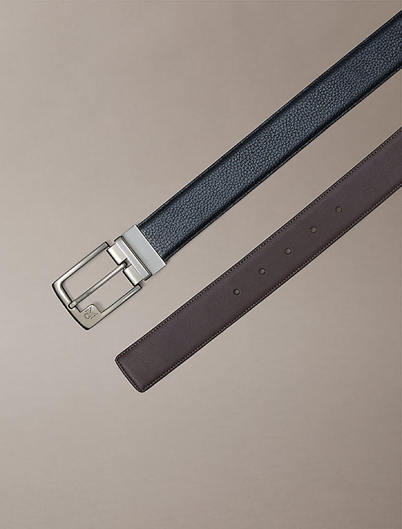 Calvin Klein Siyah Renkli Erkek Mono Frame Buckle Kemer