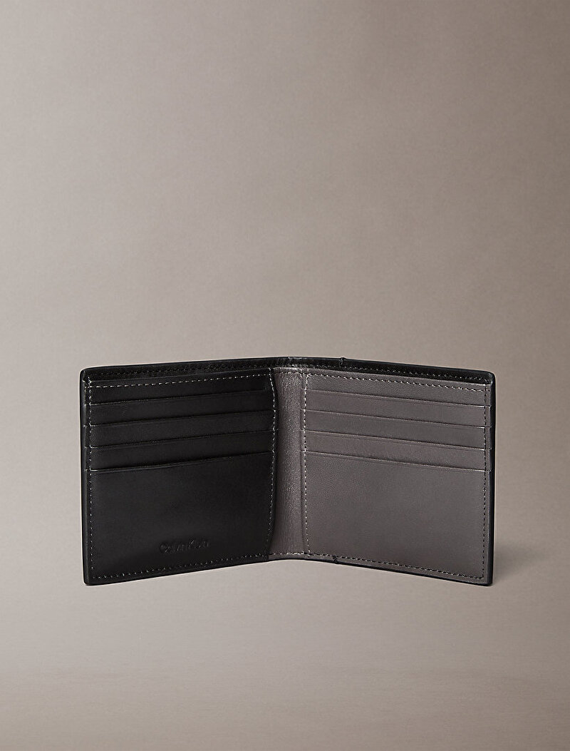 Calvin Klein Siyah Renkli Erkek Bold Bifold Cüzdan