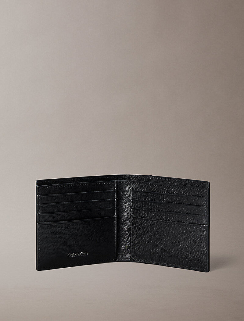 Calvin Klein Siyah Renkli Erkek Emblem Billfold Cüzdan