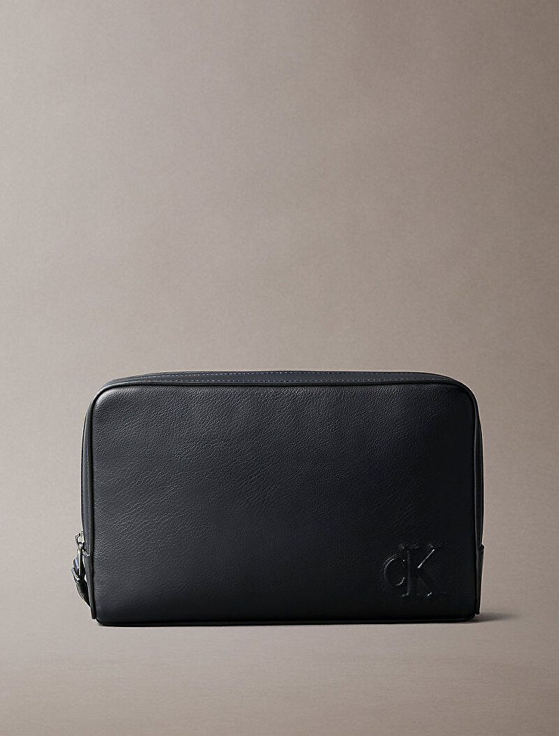 Calvin Klein Siyah Renkli Erkek Bold CK Pouch Cüzdan