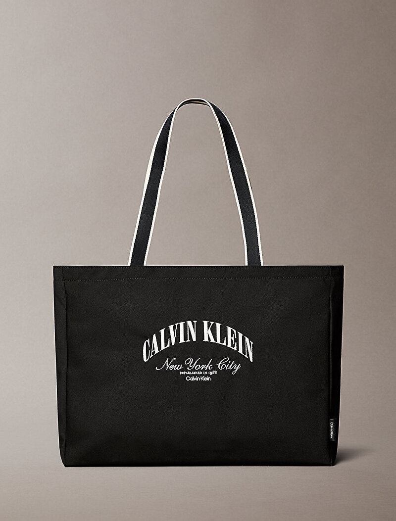 Calvin Klein Siyah Renkli Erkek Graphic Capsule Tote Çanta