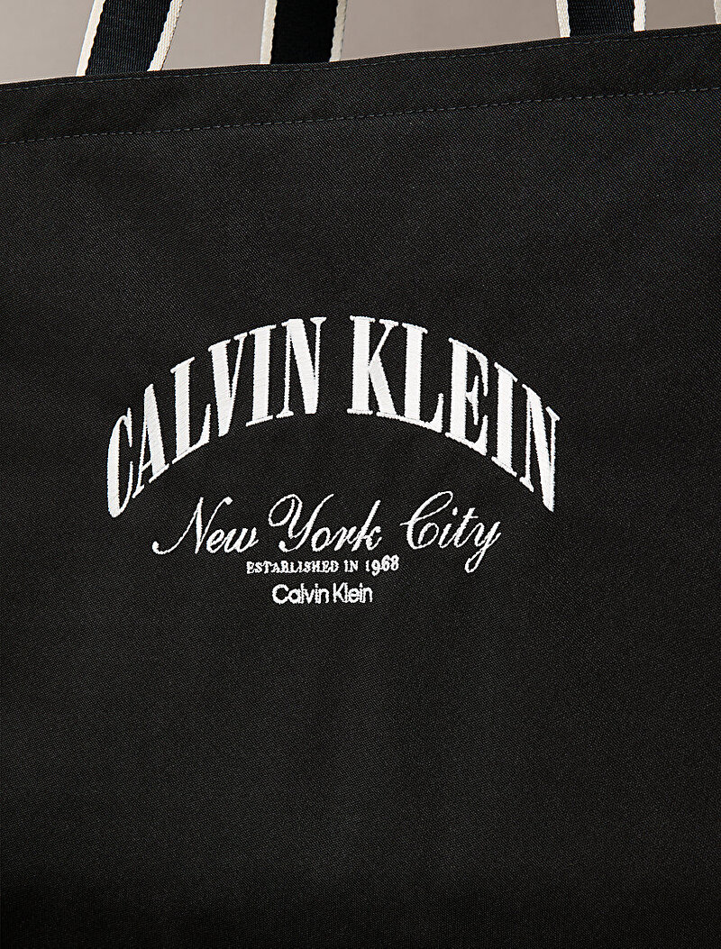 Calvin Klein Siyah Renkli Erkek Graphic Capsule Tote Çanta