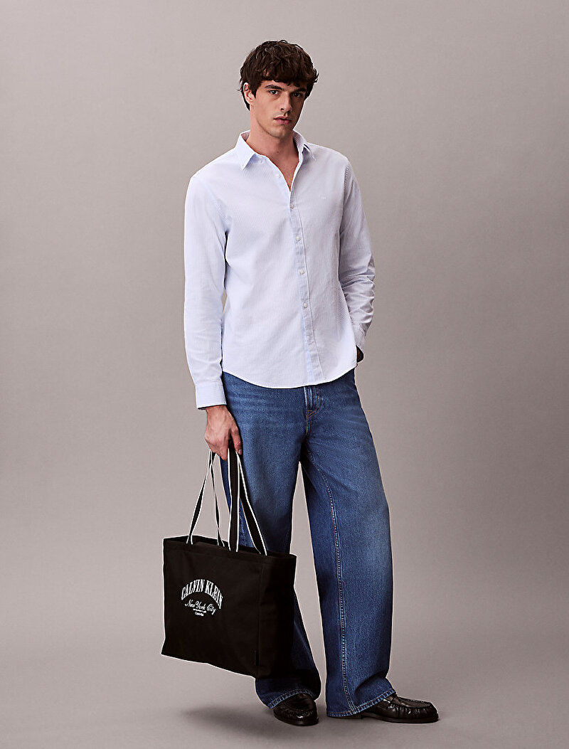Calvin Klein Siyah Renkli Erkek Graphic Capsule Tote Çanta