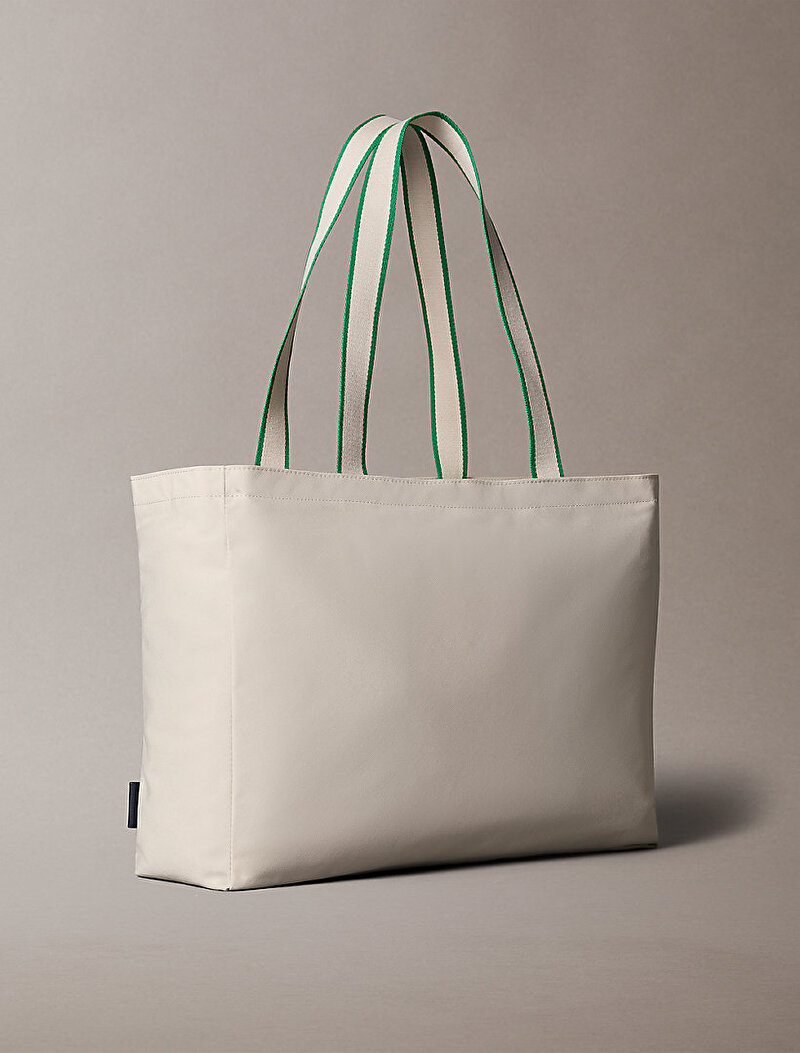 Calvin Klein Bej Renkli Erkek Graphic Capsule Tote Çanta