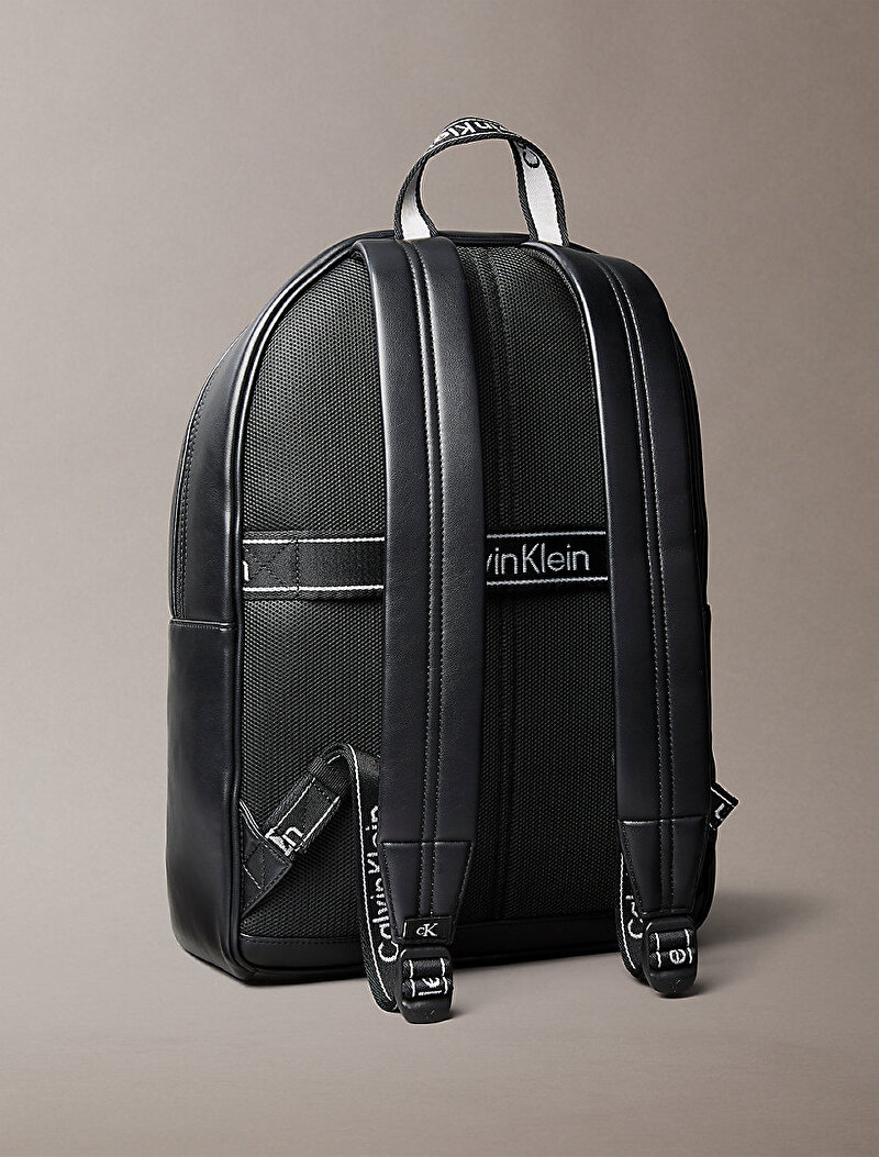 Calvin Klein Siyah Renkli Erkek Bold Logo Webbing Sırt Çantası