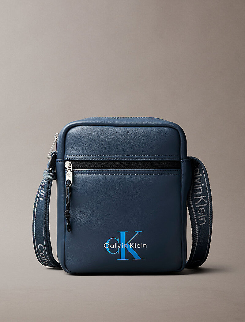 Erkek Bold Logo Webbing Çapraz Çanta