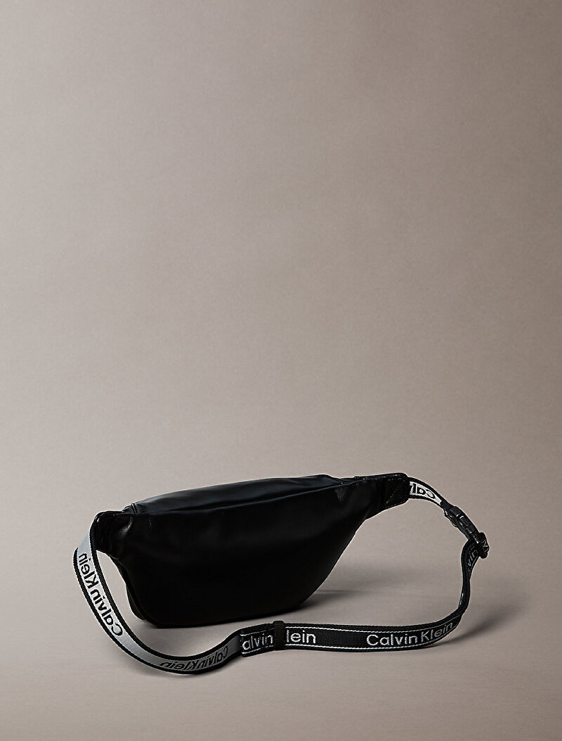 Calvin Klein Siyah Renkli Erkek Bold Logo Webbing Bel Çantası