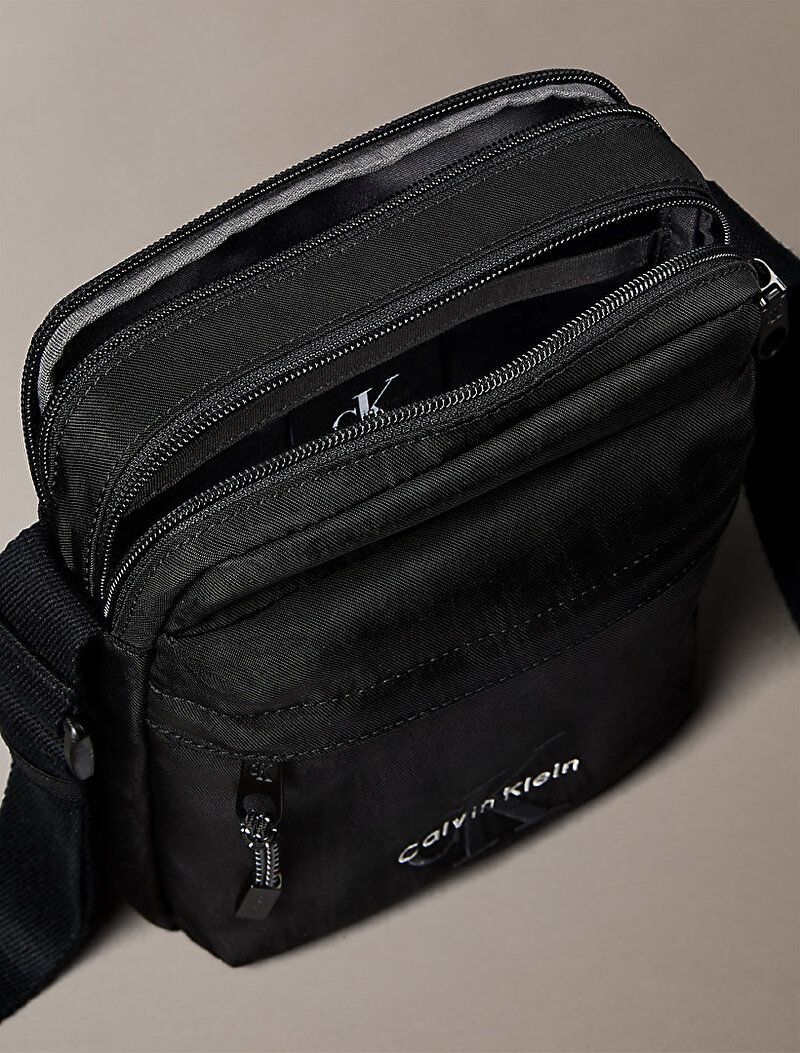 Calvin Klein Siyah Renkli Erkek Bold Reporter Çapraz Çanta