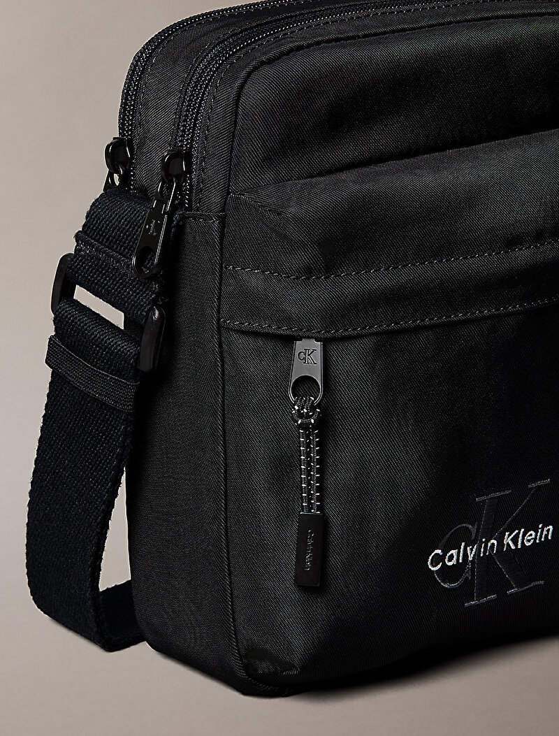 Calvin Klein Siyah Renkli Erkek Bold Reporter Çapraz Çanta