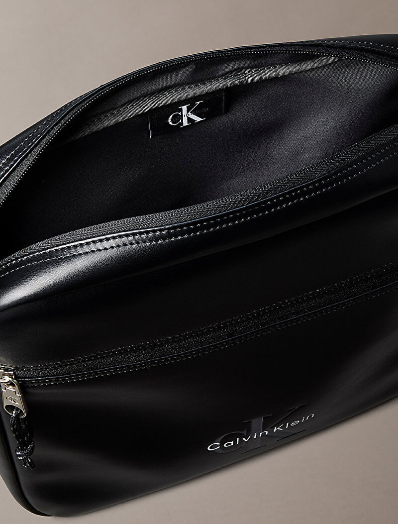 Calvin Klein Siyah Renkli Erkek Bold Logo Webbing Çapraz Çanta