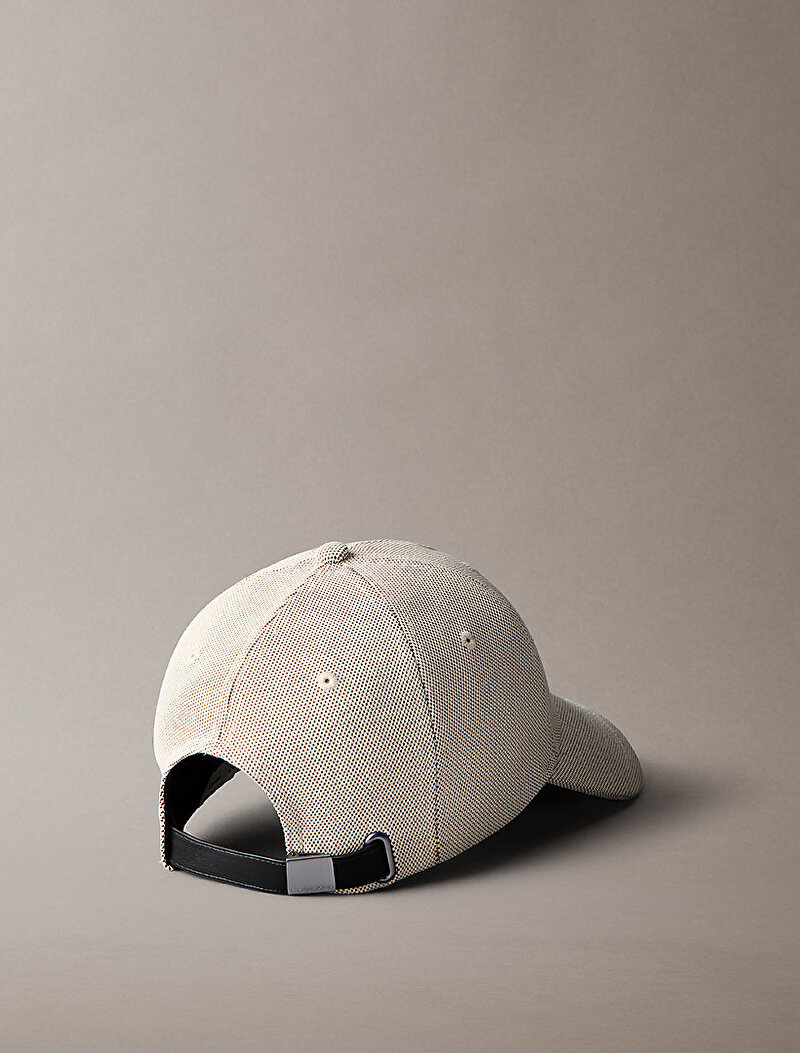 Calvin Klein Kahverengi Renkli Erkek Canvas Standard Şapka