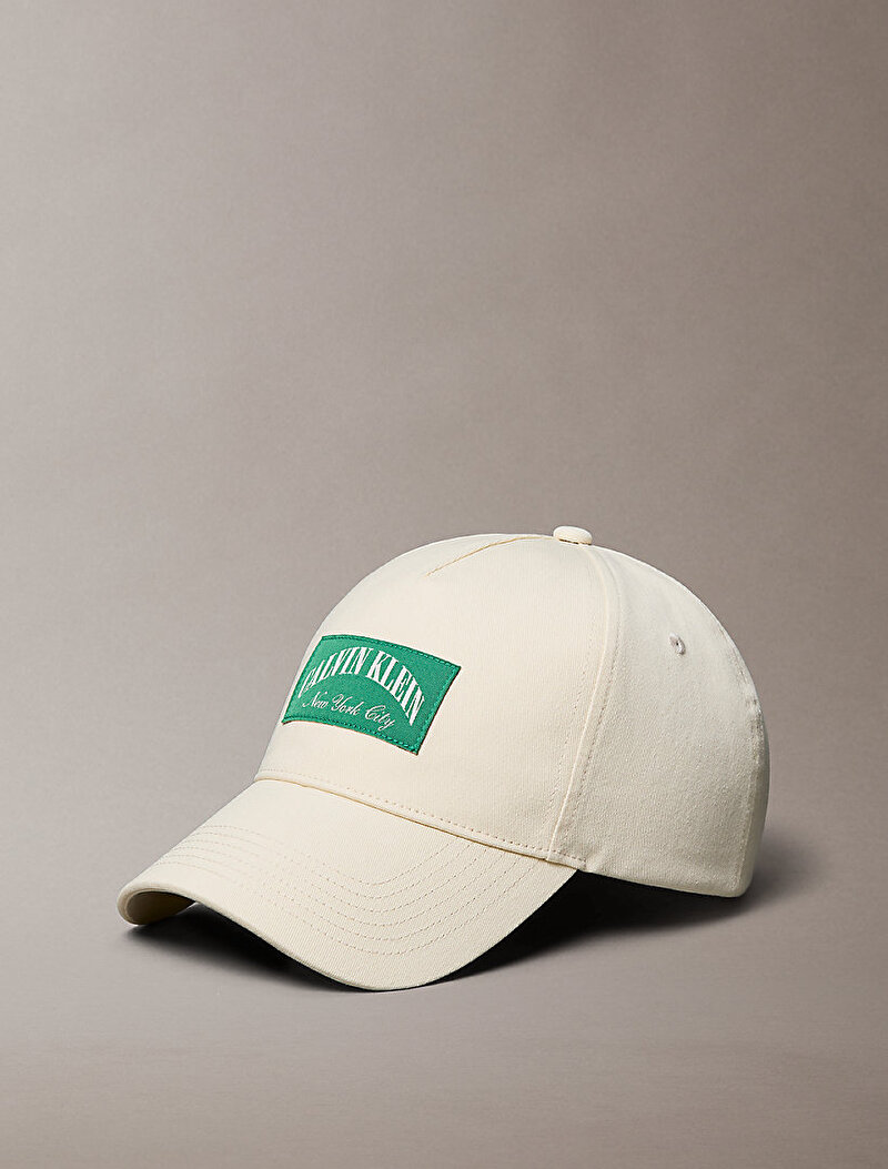 Calvin Klein Bej Renkli Erkek Heritage Crest Şapka