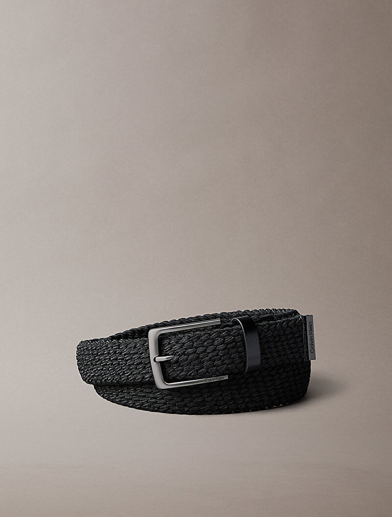 Calvin Klein Siyah Renkli Erkek Casual Pin Buckle 3 Kemer