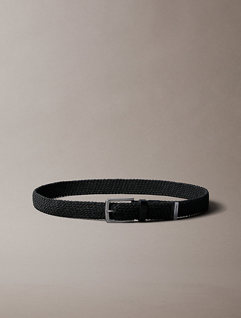 Calvin Klein Siyah Renkli Erkek Casual Pin Buckle 3 Kemer