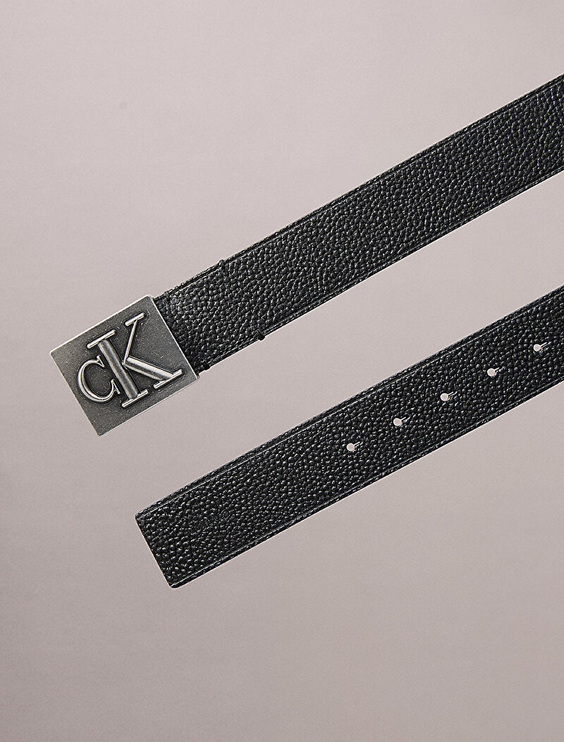 Calvin Klein Siyah Renkli Erkek Mono Plaque 40m Kemer