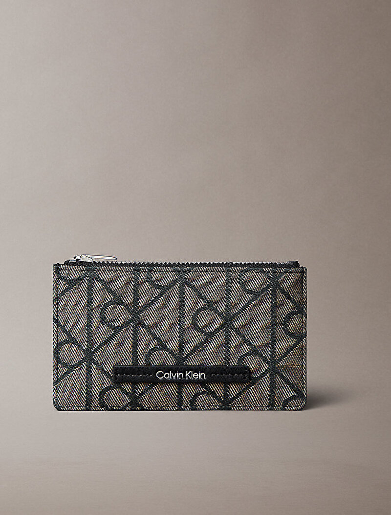 Kadın Emblem Jacquard Cüzdan
