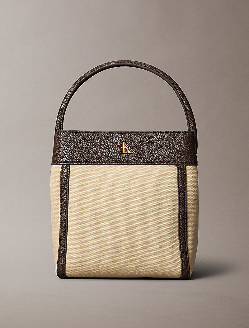 Kadın Ck Canvas Bucket Çanta