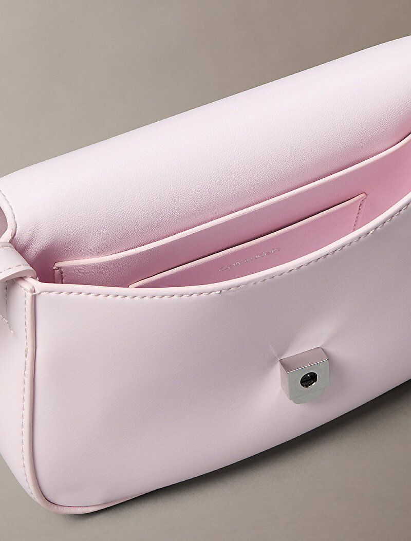 Calvin Klein Pembe Renkli Kadın Ck Flap Camera Çanta