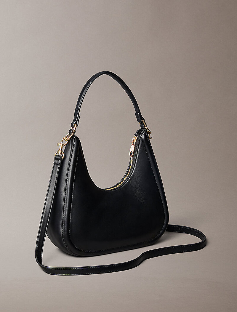 Calvin Klein Siyah Renkli Kadın Bold Ck Small Çapraz Çanta
