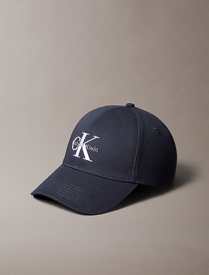 Calvin Klein Siyah Renkli Erkek Monogram Embroidery Şapka