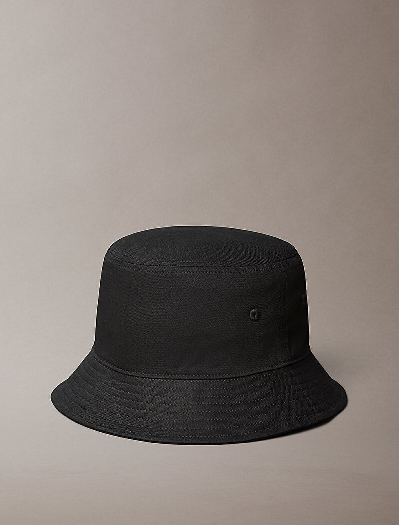 Calvin Klein Siyah Renkli Erkek Monogram Embroidery Bucket Şapka