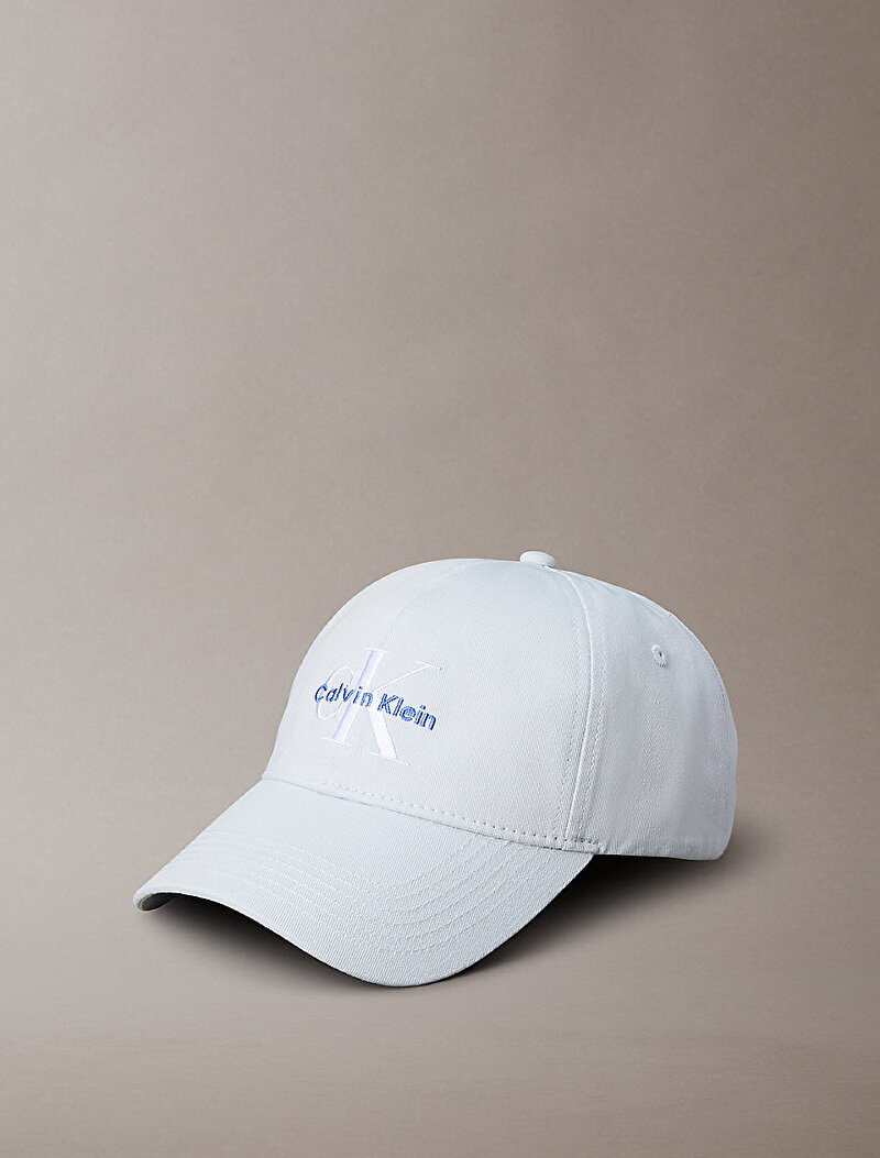 Calvin Klein Beyaz Renkli Kadın Monologo Embroidery Şapka