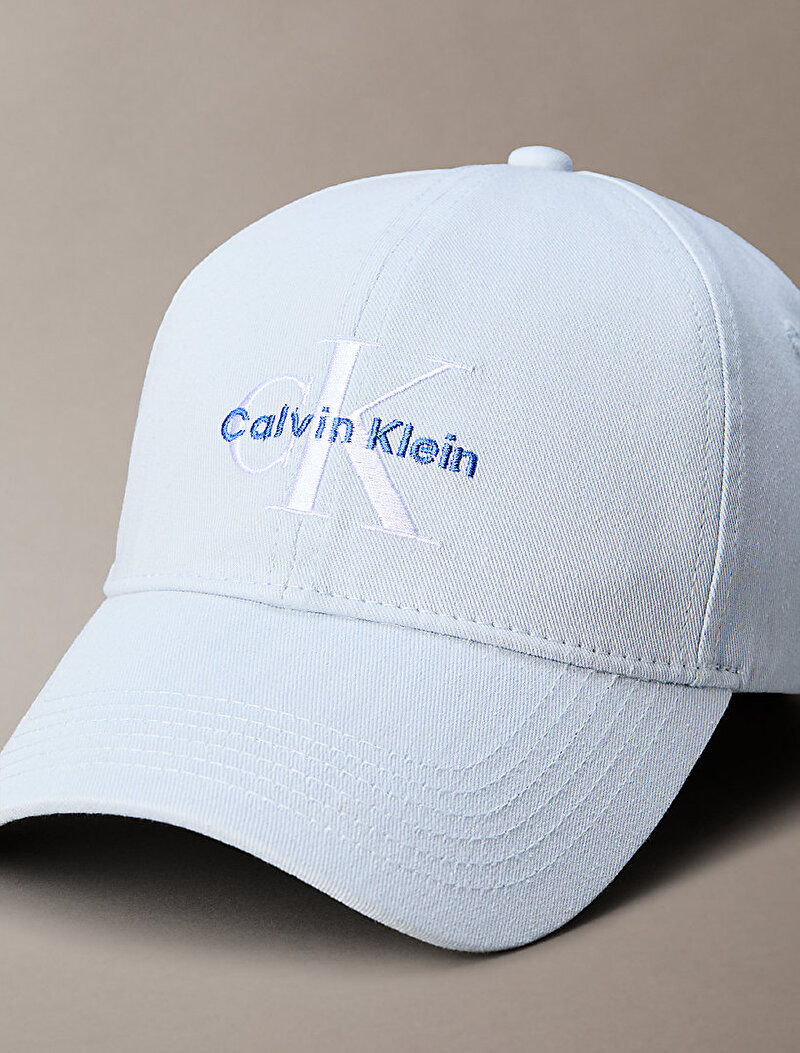 Calvin Klein Beyaz Renkli Kadın Monologo Embroidery Şapka