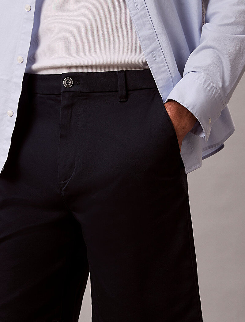 Calvin Klein Lacivert Renkli Erkek Cotton Şort