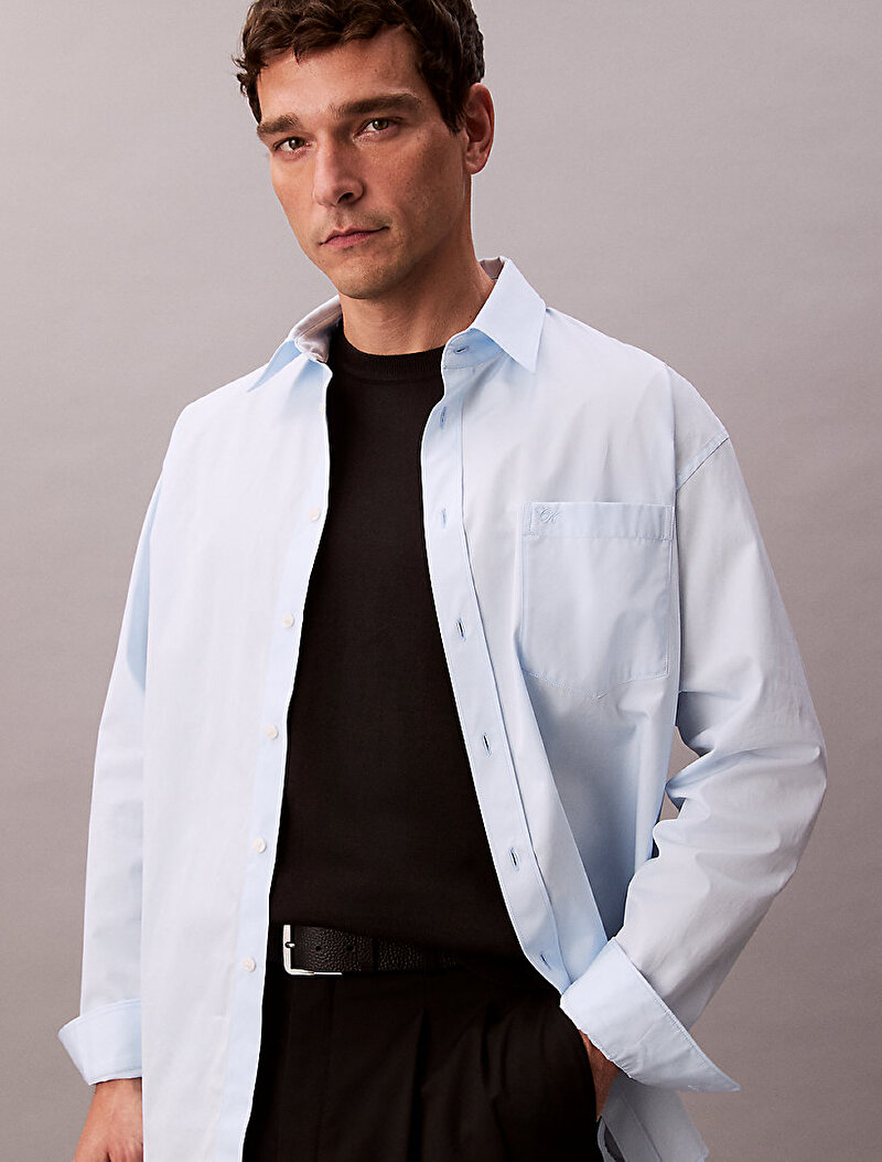 Calvin Klein Siyah Renkli Erkek Supima Cotton Kazak