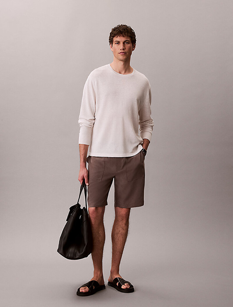 Calvin Klein Yeşil Renkli Erkek Lyocell Pull On Şort